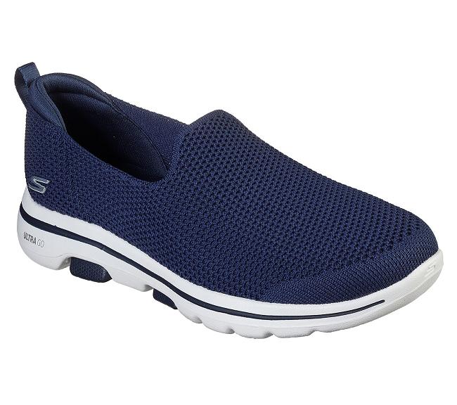 Zapatillas Para Caminar Skechers Mujer - GOwalk 5 Azul Marino FESRK6120